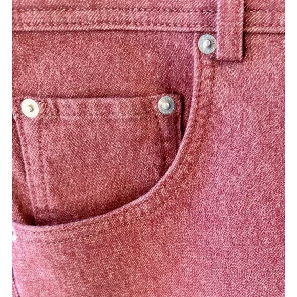 Baykan Denim Mauve Design Sample Jeans Cropped Fit - Picture 13 of 16